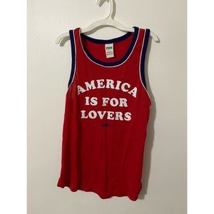 VS Pink America Is for lovers tank
